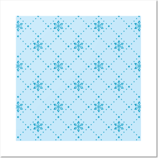 Cryo pattern_snowflake Posters and Art